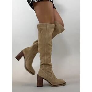 Vince Camuto Eyana Suede Over-The-Knee Boots Size 7